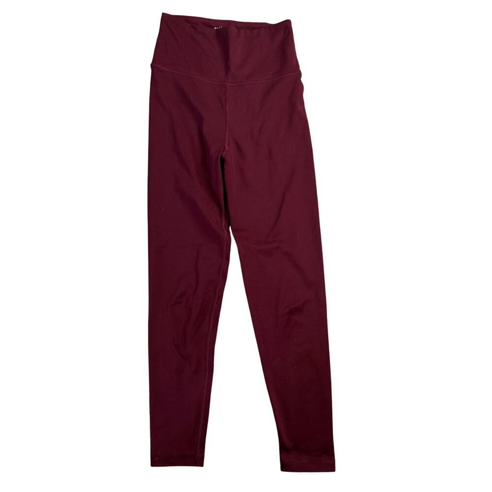 American Eagle Leggings Size XS Short Petite High Rise Burgundy Purple